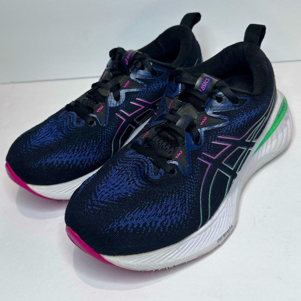 Used ASICS women’s Running Shoes - Black and Blue